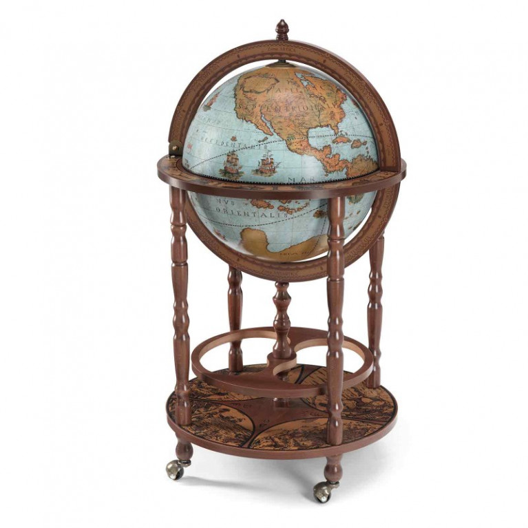 Floor globe bár "Minerva Blue Ocean"